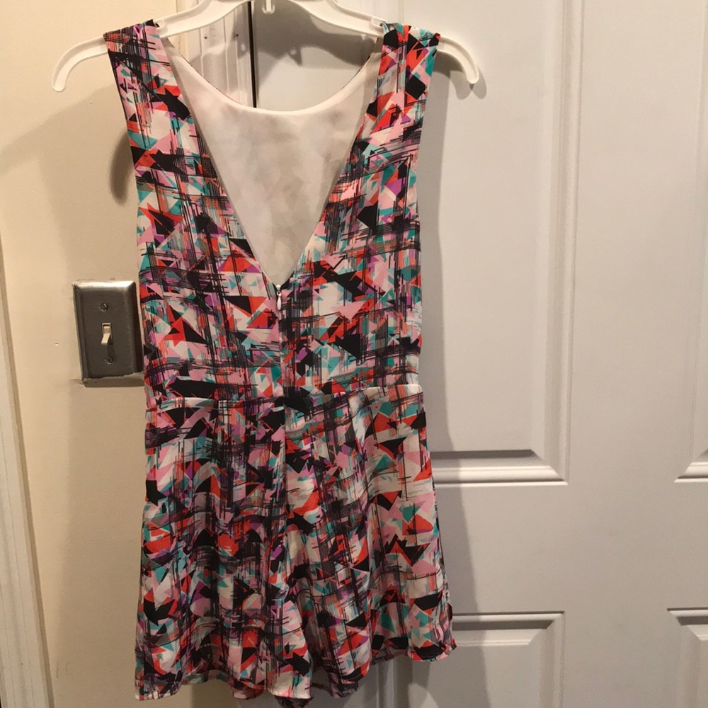 Short Colorful Romper - Picture 2 of 2